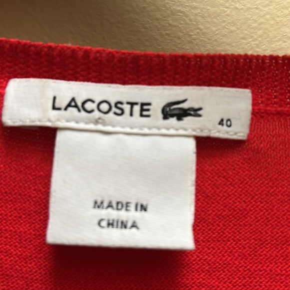 LACOSTE Long sleeves top, Size M - Picture 3 of 13